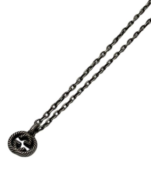 GUCCI（グッチ）GUCCI (グッチ) インターロッキングGネックレス アンティークシルバーの古着・服飾アイテム