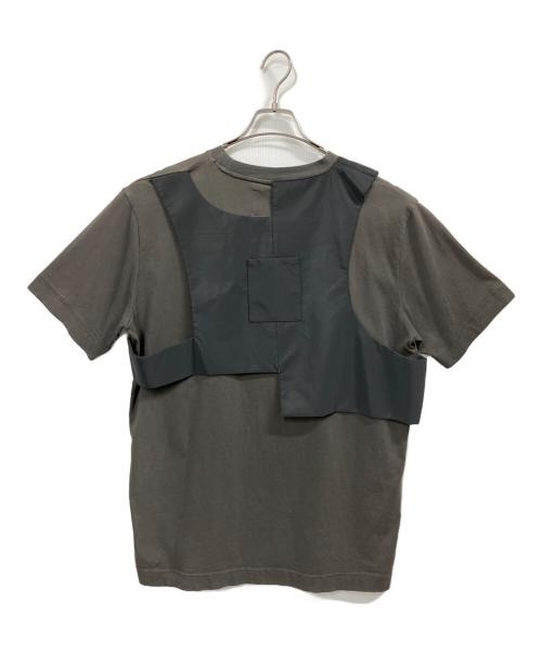 HELIOT EMIL（ヘリオットエミル）HELIOT EMIL (ヘリオットエミル) ドッキングTシャツ グレー サイズ:Lの古着・服飾アイテム