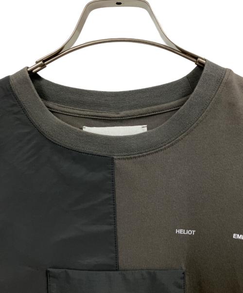 HELIOT EMIL（ヘリオットエミル）HELIOT EMIL (ヘリオットエミル) ドッキングTシャツ グレー サイズ:Lの古着・服飾アイテム