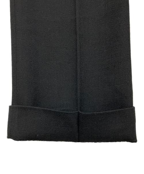 ANAYI（アナイ）ANAYI (アナイ) ライトスラブフレアクロップドパンツ ブラック サイズ:36 未使用品の古着・服飾アイテム