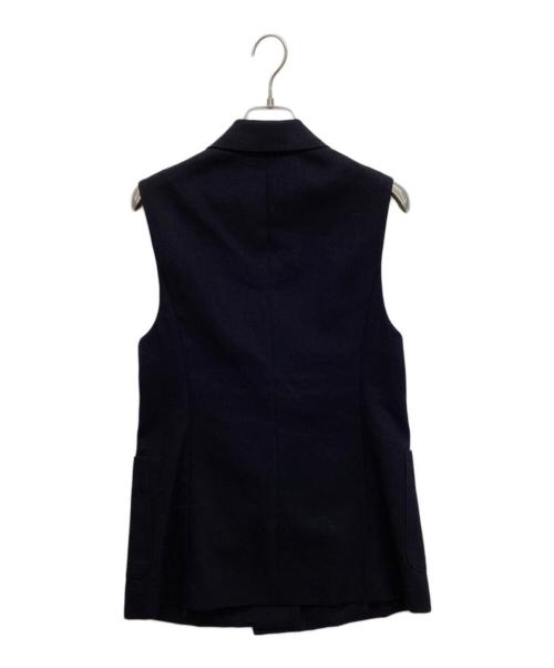 ANAYI（アナイ）ANAYI (アナイ) リネンブライトクロステーラードジレ ネイビー サイズ:36の古着・服飾アイテム