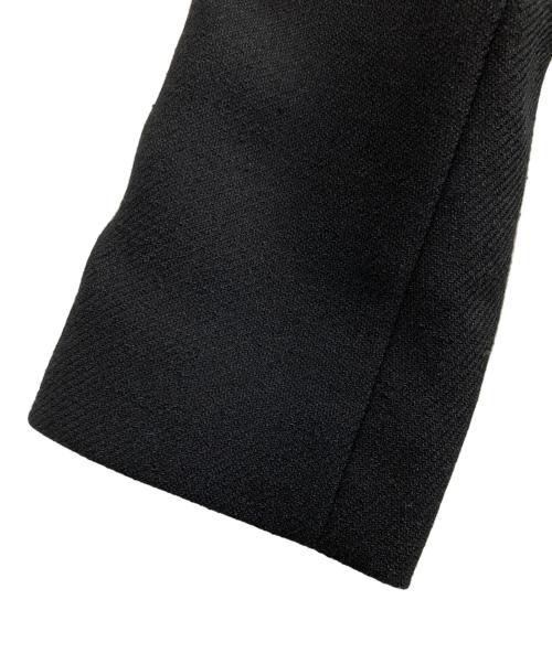 ANAYI（アナイ）ANAYI (アナイ) ライトスラブノーカラージャケット ブラック サイズ:36の古着・服飾アイテム