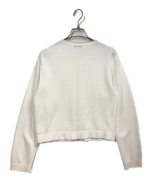 ANAYI（アナイ）ANAYI (アナイ) カノコメッシュブルゾン ホワイト サイズ:38の古着・服飾アイテム