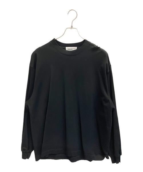 everyone（エブリワン）everyone (エブリワン) cotton long sleeve T-shirt ブラック サイズ:Lの古着・服飾アイテム