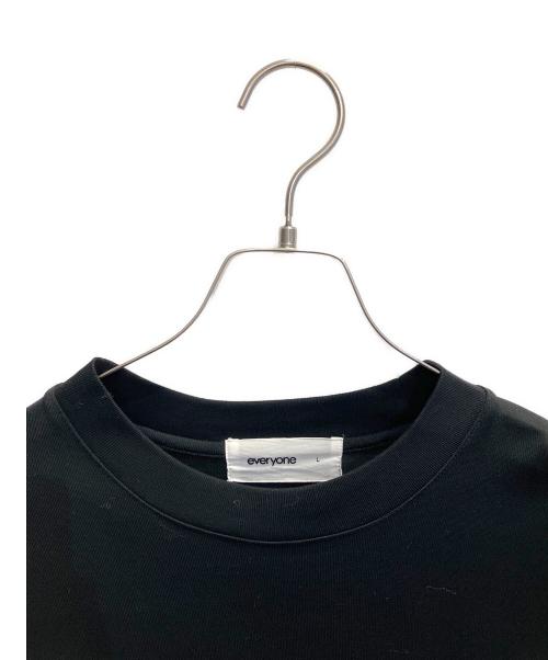 everyone（エブリワン）everyone (エブリワン) cotton long sleeve T-shirt ブラック サイズ:Lの古着・服飾アイテム