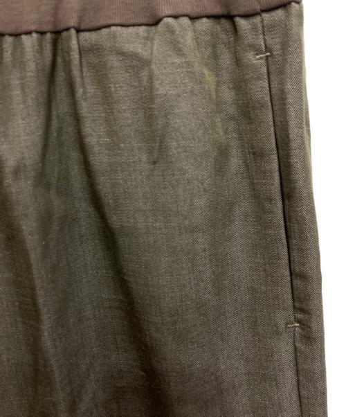 BEARDSLEY（ビアズリー）BEARDSLEY (ビアズリー) ウエストリブパンツ オリーブ サイズ:1の古着・服飾アイテム