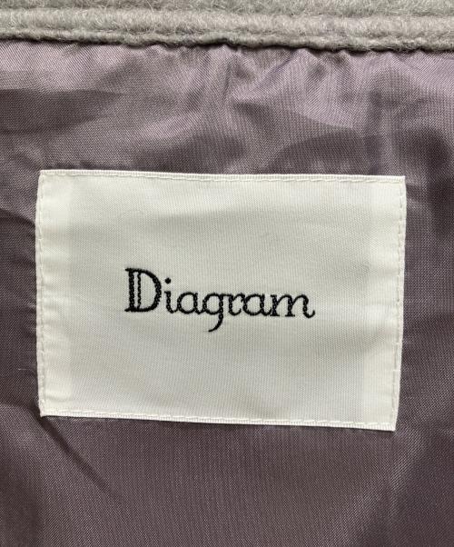 Diagram（ダイアグラム）Diagram (ダイアグラム) ウールオーバーシャツ グレー サイズ:36の古着・服飾アイテム