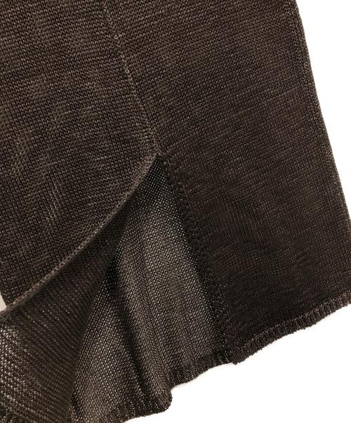 anuke（アンヌーク）anuke (アンヌーク) Strawyarn Knit Onepiece ブラウン サイズ:38の古着・服飾アイテム