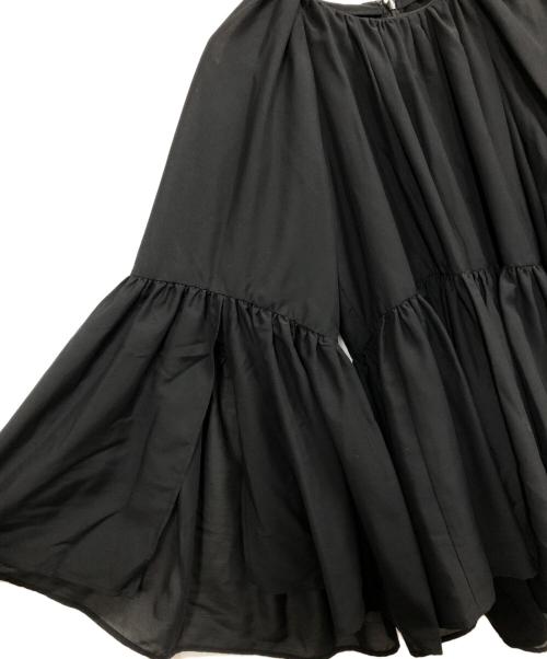 CELFORD（セルフォード）CELFORD (セルフォード) ペプラムケープブラウス ブラック サイズ:FREE 未使用品の古着・服飾アイテム