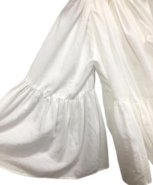 CELFORD（セルフォード）CELFORD (セルフォード) ペプラムケープブラウス ホワイト サイズ:FREE 未使用品の古着・服飾アイテム