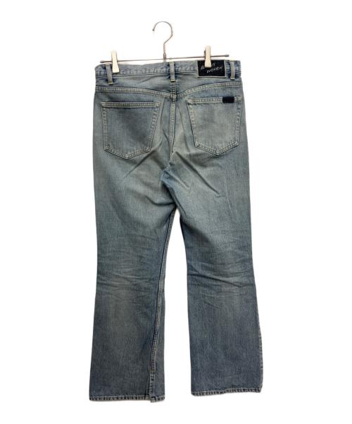 BONNY WOVEN（ボニーウーブン）BONNY WOVEN (ボニーウーブン) Modern Flare 5Pockets PT ブルー サイズ:3の古着・服飾アイテム