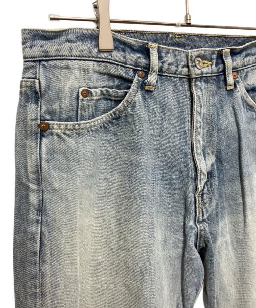 BONNY WOVEN（ボニーウーブン）BONNY WOVEN (ボニーウーブン) Modern Flare 5Pockets PT ブルー サイズ:3の古着・服飾アイテム