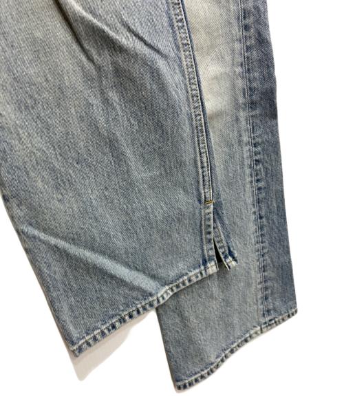 BONNY WOVEN（ボニーウーブン）BONNY WOVEN (ボニーウーブン) Modern Flare 5Pockets PT ブルー サイズ:3の古着・服飾アイテム