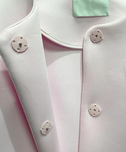 CELFORD（セルフォード）CELFORD (セルフォード) ベルスリーブコクーンコート ピンク サイズ:SIZE ONEの古着・服飾アイテム