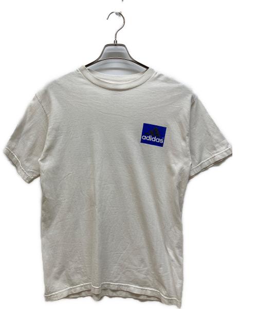 adidas（アディダス）adidas (アディダス) 90’SロゴプリントTシャツ ホワイト サイズ:Ｓの古着・服飾アイテム
