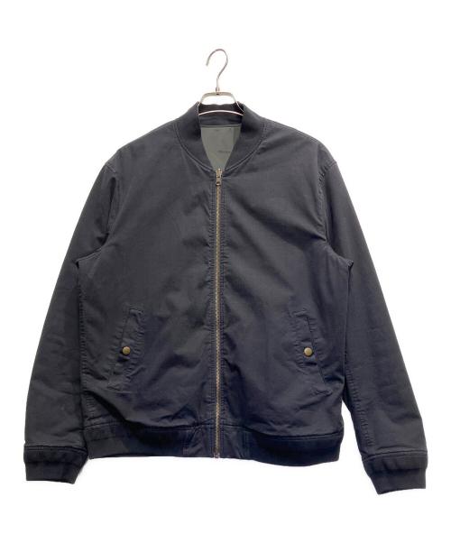 RHC Ron Herman（アールエイチシー ロンハーマン）RHC Ron Herman (アールエイチシー ロンハーマン) Ripstop Bomber Jacket ネイビー×グレー サイズ:Mの古着・服飾アイテム