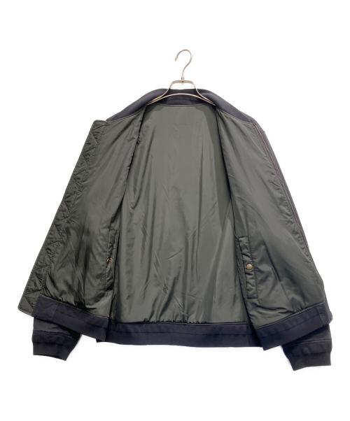 RHC Ron Herman（アールエイチシー ロンハーマン）RHC Ron Herman (アールエイチシー ロンハーマン) Ripstop Bomber Jacket ネイビー×グレー サイズ:Mの古着・服飾アイテム