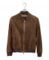 Cinquanta（チンクワンタ）の古着「ゴートスエードボンバーブルゾン」｜ブラウン