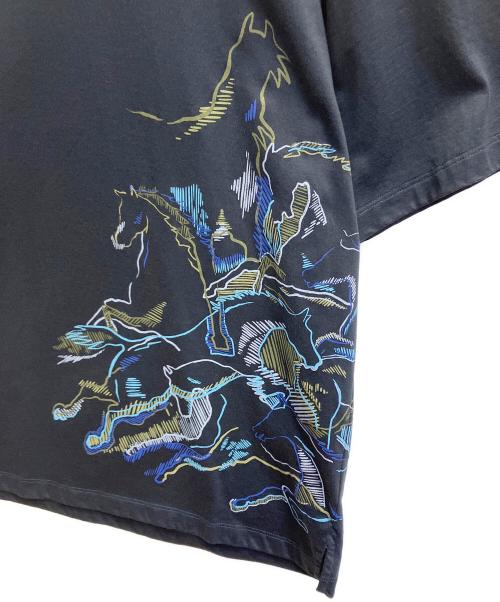 HERMES（エルメス）HERMES (エルメス) Tシャツ ネイビー サイズ:Lの古着・服飾アイテム