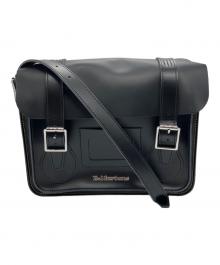 Dr.Martens（ドクターマーチン）の古着「11インチ レザー サッチェル バッグ」｜ブラック