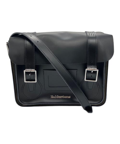 Dr.Martens（ドクターマーチン）Dr.Martens (ドクターマーチン) 11インチ レザー サッチェル バッグ ブラックの古着・服飾アイテム