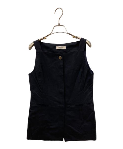 Demi-Luxe Beams（デミルクス ビームス）Demi-Luxe BEAMS (デミルクス ビームス) リネン混キャミベスト インディゴ サイズ:36の古着・服飾アイテム
