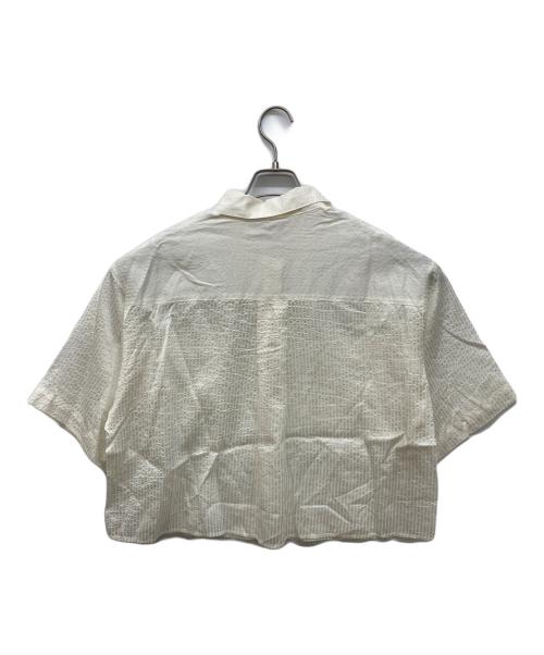 Demi-Luxe Beams（デミルクス ビームス）Demi-Luxe BEAMS (デミルクス ビームス) シャドーストライプシャツ ホワイト サイズ:FREEの古着・服飾アイテム