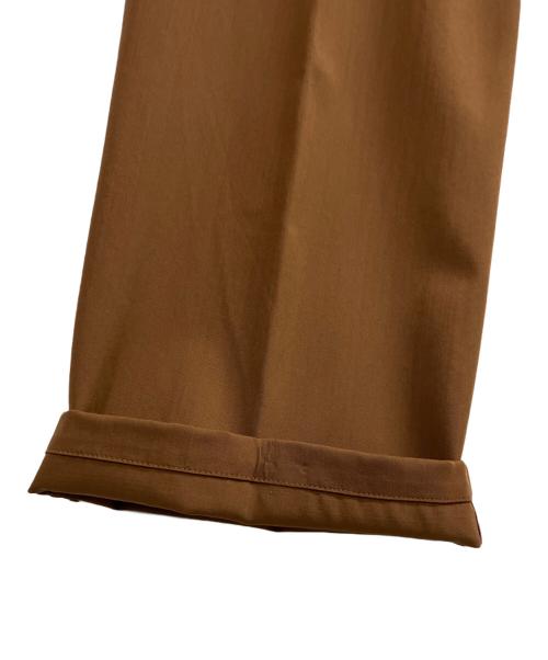 GUCCI（グッチ）GUCCI (グッチ) グッチラベルトラウザーパンツ ブラウン サイズ:48の古着・服飾アイテム