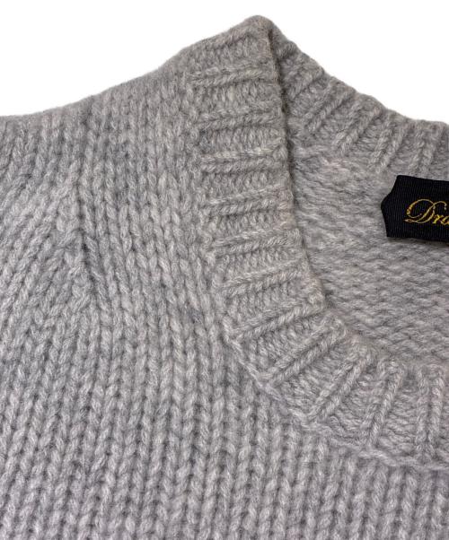 DRAWER（ドゥロワー）DRAWER (ドゥロワー) フォックステープショートスリーブ グレー サイズ:Freeの古着・服飾アイテム