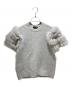 DRAWER（ドゥロワー）の古着「フォックステープショートスリーブ」｜グレー