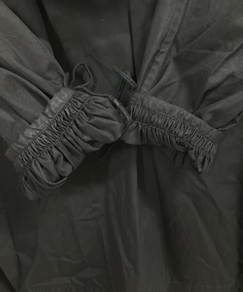 JIL SANDER（ジルサンダー）JIL SANDER (ジルサンダー) ギャザースリーブブラウス ブラック サイズ:32の古着・服飾アイテム