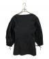 JIL SANDER (ジルサンダー) ギャザースリーブブラウス ブラック サイズ:32：7000円