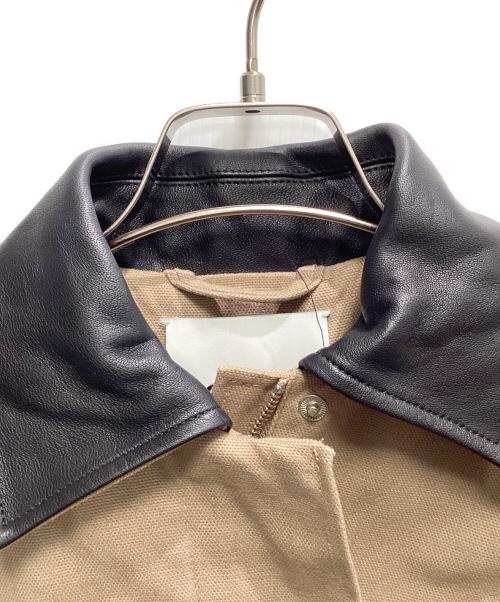 COS（コス）COS (コス) レザーカラーフィールドジャケット ベージュ サイズ:ＥＵＲ　ＸＸＳの古着・服飾アイテム