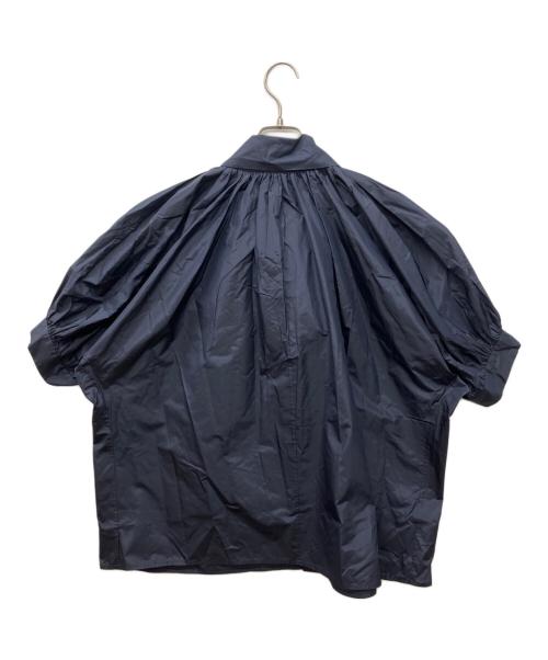 BLAMINK（ブラミンク）BLAMINK (ブラミンク) シルクボウタイブラウス ネイビー サイズ:36の古着・服飾アイテム