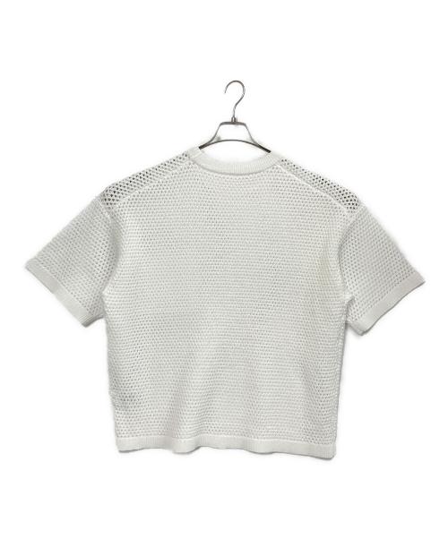 CITYSHOP（シティショップ）CITYSHOP (シティショップ) RAME MESH ニット ホワイト サイズ:FREEの古着・服飾アイテム