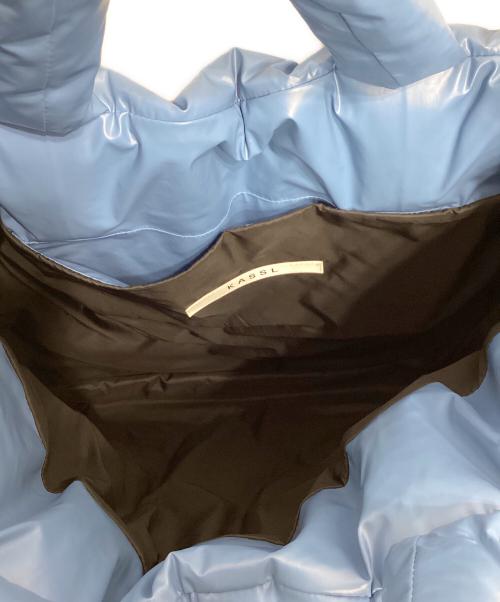 KASSL EDITIONS（カッスル エディションズ）KASSL Editions (カッスル エディションズ) Pillowトートバッグ ブルーの古着・服飾アイテム