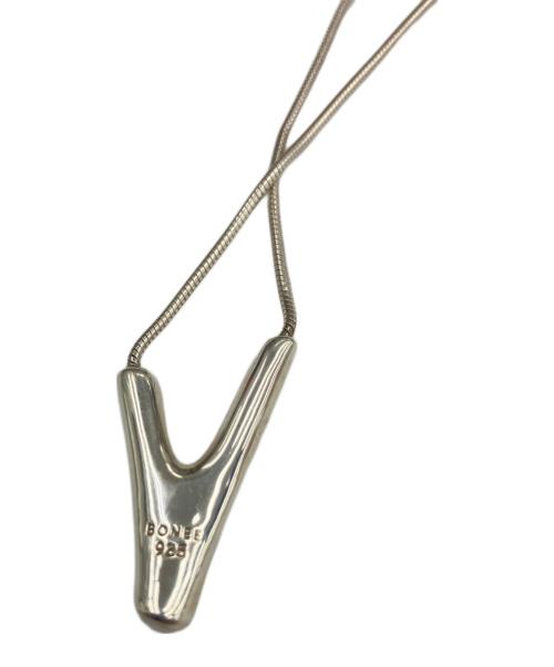 BONEE（ボーニー）BONEE (ボーニー) V NECKLACE (LONG) SILVER925 シルバーの古着・服飾アイテム
