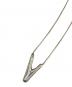 BONEE (ボーニー) V NECKLACE (LONG) SILVER925 シルバー：13000円