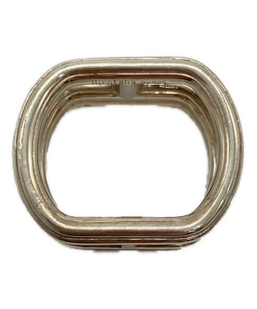 hirotaka（ヒロタカ）Hirotaka (ヒロタカ) Sand Dune Layered Ring シルバー サイズ:10号の古着・服飾アイテム