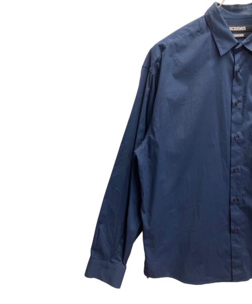 jacquemus（ジャックムス）jacquemus (ジャックムス) ラシュミーズシモンコットンシャツ ブルー サイズ:52の古着・服飾アイテム