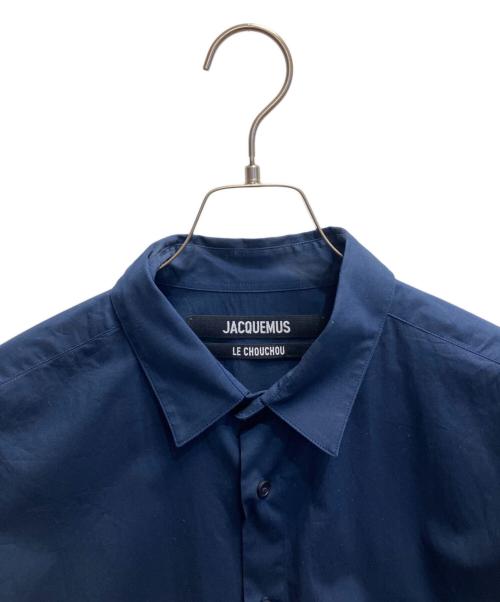 jacquemus（ジャックムス）jacquemus (ジャックムス) ラシュミーズシモンコットンシャツ ブルー サイズ:52の古着・服飾アイテム