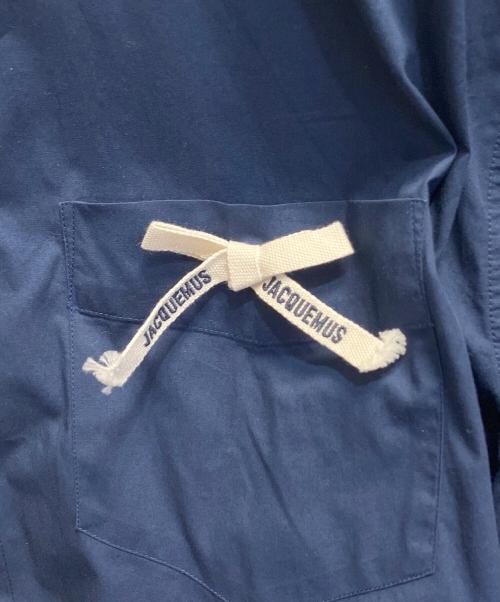 jacquemus（ジャックムス）jacquemus (ジャックムス) ラシュミーズシモンコットンシャツ ブルー サイズ:52の古着・服飾アイテム