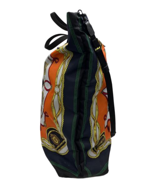 TOGA ARCHIVES（トーガアーカイブス）TOGA ARCHIVES (トーガアーカイブス) Print tote bag ネイビー×オレンジ サイズ:下記参照の古着・服飾アイテム