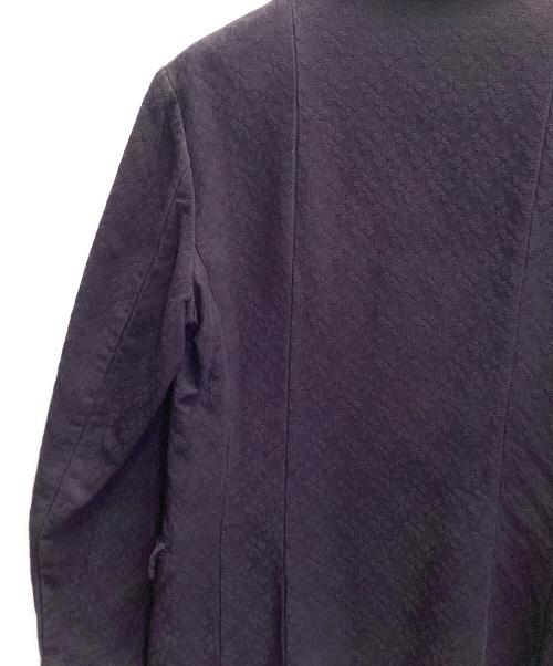 COMME des GARCONS HOMME PLUS（コムデギャルソンオムプリュス）COMME des GARCONS HOMME PLUS (コムデギャルソンオムプリュス) ジャガードテーラードジャケット ネイビー サイズ:Ｍの古着・服飾アイテム