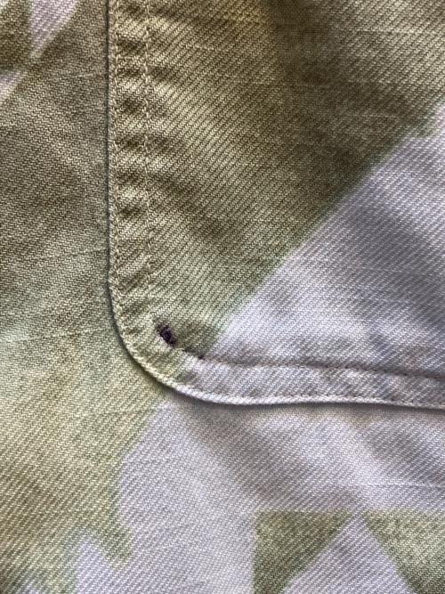 POLO RALPH LAUREN（ポロ・ラルフローレン）POLO RALPH LAUREN (ポロ・ラルフローレン) ネイティブ柄シャツ ブルー×グリーン サイズ:ＸＳの古着・服飾アイテム