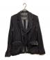 COMME des GARCONS HOMME PLUS（コムデギャルソンオムプリュス）の古着「ベロアテーラードジャケット」｜グレー