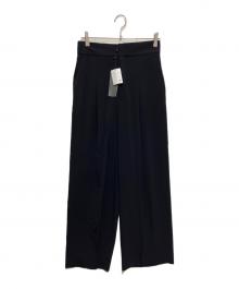 uncrave（アンクレイヴ3.）の古着「クールタッチツイル ストレートパンツ」｜ネイビー