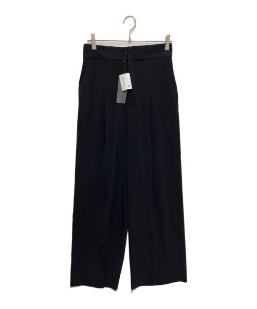 uncrave（アンクレイヴ3.）uncrave (アンクレイヴ3.) クールタッチツイル ストレートパンツ ネイビー サイズ:2 未使用品の古着・服飾アイテム