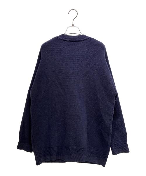 L'appartement（アパルトモン）L'appartement (アパルトモン) 21AW Pearl botton V／N C／D カーディガン 21080560103230 ニットカーディガン ネイビー サイズ:FREEの古着・服飾アイテム