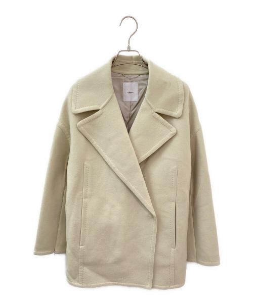 ebure（エブール）ebure (エブール) リバーメルトンショートコート サイズ:38の古着・服飾アイテム